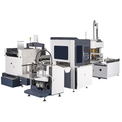 Máquina rígida funcional dual automática de la fabricación de cajas con la función de la caja y del caso