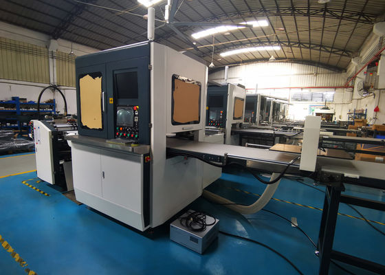 Máquina de pegado automática y empaquetadora de la caja de papel con tiempo de determinación corto
