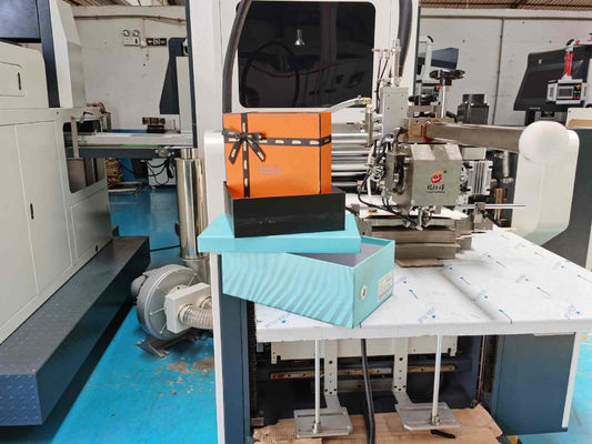 Caja de zapatos rígida de Preium de la comida que hace máquina 0.12m m la colocación de la representación visual