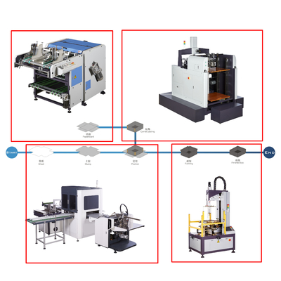 máquina rígida semi automática de la fabricación de cajas 220V para la caja del caramelo