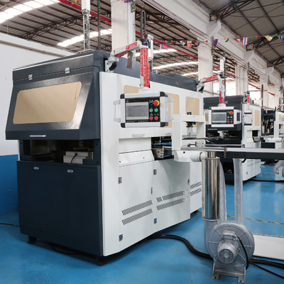 embalaje completamente automático del cartón de 120m m de la máquina acanalada de la fabricación de cajas