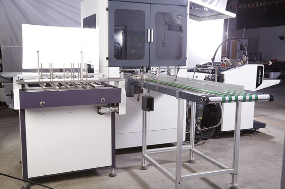 Gluer de papel que coloca la máquina de la fabricación de cajas para la caja del zapato/del teléfono/del vino