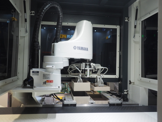 Máquina rígida de empaquetado inteligente automática de la fabricación de cajas para el embalaje de la caja de cartón