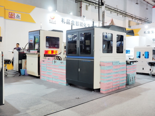 Máquina rígida de alta velocidad automática de la fabricación de cajas para la cartulina que envuelve la caja