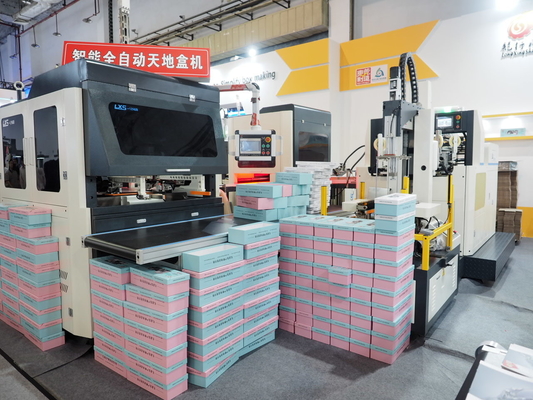 Máquina automática de hacer cajas rígidas de doble servicio para el fabricante de cajas de relojes