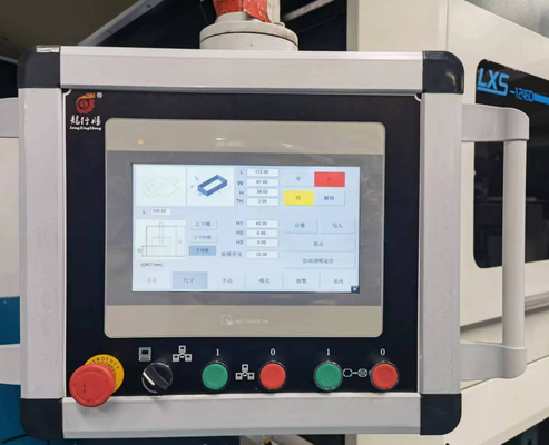 Fabricación de cajas rígida elegante automática que forma la máquina con el sistema del PLC para la caja de regalo de empaquetado de la cartulina