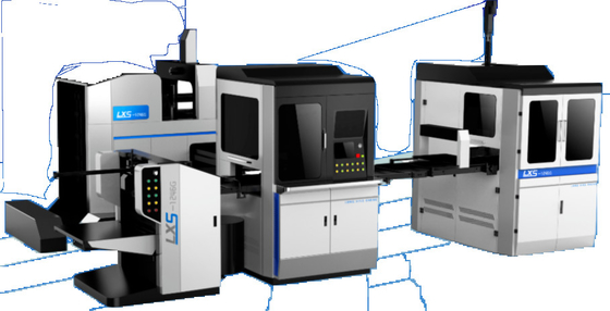 Máquina de plegado de cajas rígidas totalmente automática para revestimiento de papel.