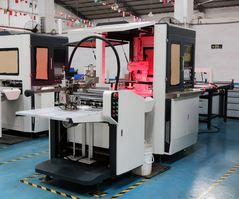 LS-450 PLUS Máquina de posicionamiento visual de caja rígida de cubierta dura automática con 45 piezas/min