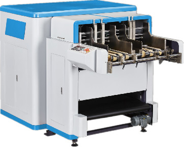 Máquina automática de alta calidad y alta precisión de cartón de cartón gris