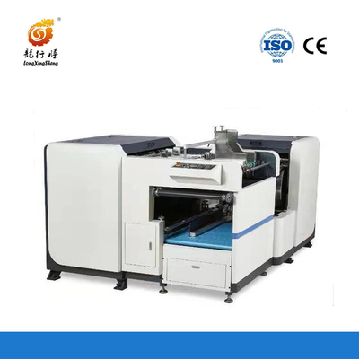 Máquina automática de ranura de cartón V horizontal y vertical para la fabricación de cajas rígidas