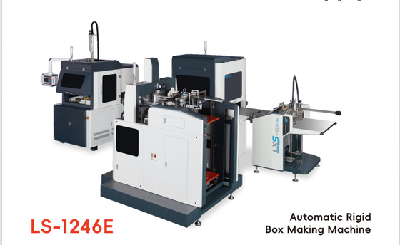 Máquina de posicionamiento visual de caja rígida totalmente automática para la caja