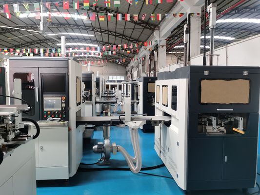 Máquina rígida elegante de alta velocidad automática de la fabricación de cajas para la colocación visual de la fabricación de cajas tamaño pequeño