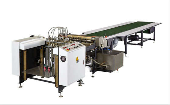 Máquina de pegado de papel de alimentación automática para la fabricación de cajas rígidas