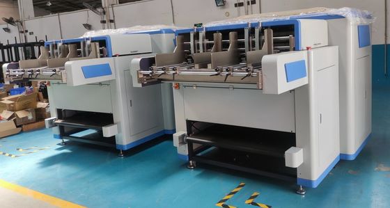 Caja rígida de 8 ranuras que acanala la máquina con velocidad 35 metros por el minuto para acanalar de la hoja