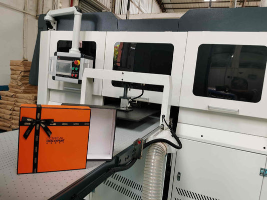 Máquina dulce L700XW500mm de la fabricación de cajas del regalo de la esponja de la cubierta elegante de la tierra