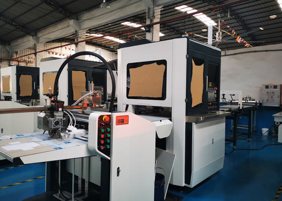 Máquina automática de la fabricación de cajas para la fábrica de las cajas del teléfono del Samsung Mobile con el pegado de pegar de alimentación