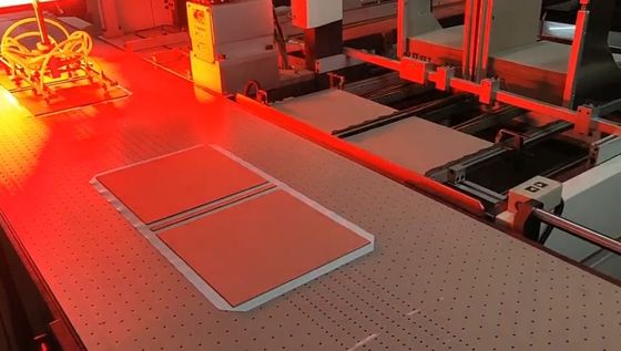 Máquina automática de la fabricación de cajas para la fábrica de las cajas del teléfono del Samsung Mobile con el pegado de pegar de alimentación