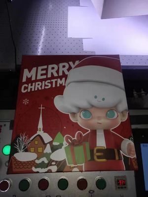 Máquina de pegado de papel de la caja rígida de la máquina L5989XW3182XH2100mm de la fabricación de cajas del regalo de la Navidad