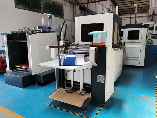 Máquina rígida de la fabricación de la caja de la máquina 80gsm 300gsm de la fabricación de cajas del cuadrado de la vela