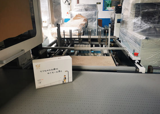 Caja rígida de pegado de papel de la máquina W3183mm de L5985mm que coloca la máquina