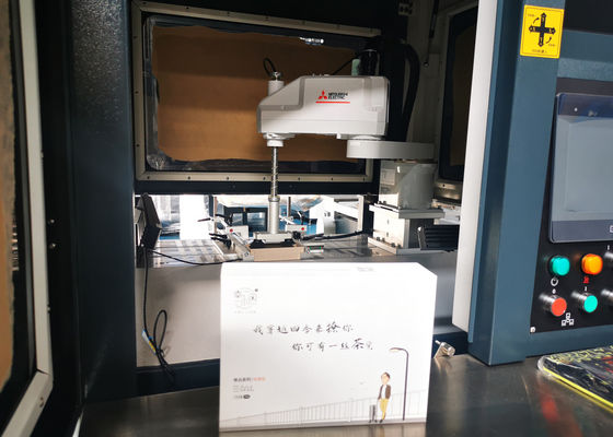 Caja de gama alta del perfume de LS-450plus que pega y que coloca la máquina para la caja rígida
