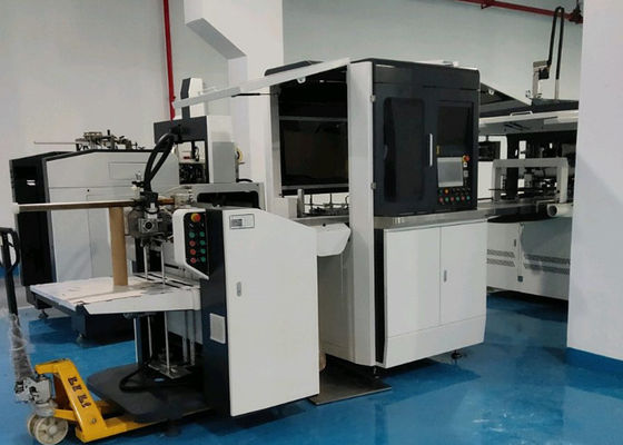 Sistema de embalaje rígido de empaquetado elegante automático de la caja del teléfono del fabricante de la caja de cartón de la máquina de la fabricación de cajas de la torta