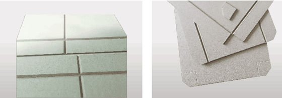el paquete de 35m/Min Board Grooving Machine 4m m cubre la máquina que acanala de papel
