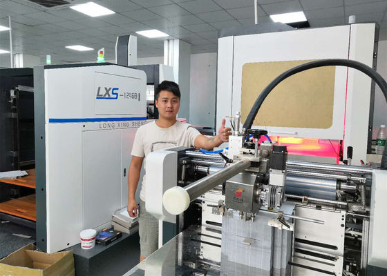 Sistema de embalaje rígido de empaquetado elegante automático de la caja del teléfono del fabricante de la caja de cartón de la máquina de la fabricación de cajas del reloj