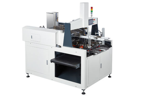 Cinta plástica automática para la esquina de la caja que pega la máquina para la caja rígida y las cajas especiales de la forma