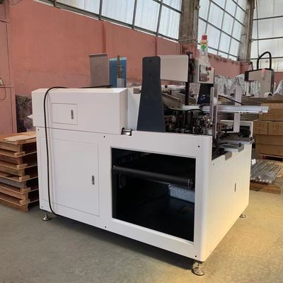 Máquina de la esquina de papel de la fabricación de cajas de la torta de la luna de la máquina que graba 75pcs/min