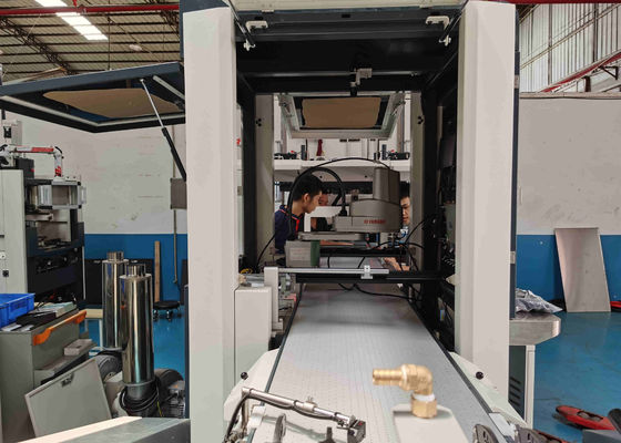 Velocidad rígida de la altura 12m m 100m m de la caja de la máquina de la fabricación de cajas de la cartulina