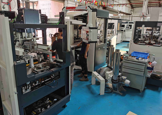 Colocación de la altura de empaquetado 12mm-100m m de la caja de la máquina de la fabricación de cajas