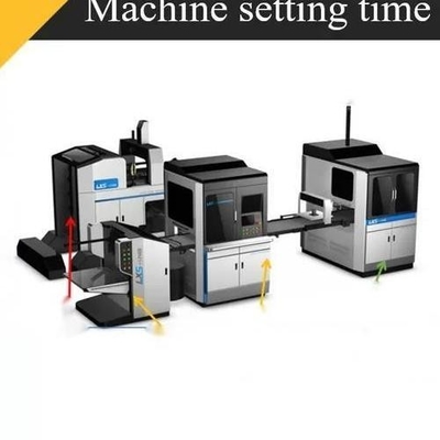 empaquetadora automática puesta completamente automática del cartón de la máquina del plegado en abanico 1246B